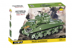 COBI Klemmbausteine Panzer M4A3 Sherman - 852 Teile