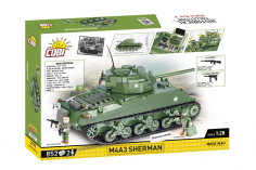 COBI Klemmbausteine Panzer M4A3 Sherman - 852 Teile