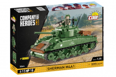 COBI Klemmbausteine COMPANY OF HEROES 3 Panzer Sherman M4A1 - 615 Teile