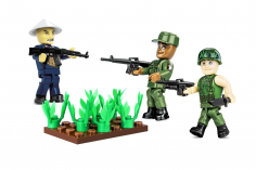 COBI Klemmbausteine Figuren Set 2. Weltkrieg Vietnam Krieg Soldaten - 30 Teile