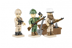 COBI Klemmbausteine Figuren Set 2. Weltkrieg Französisches Militär - 30 Teile