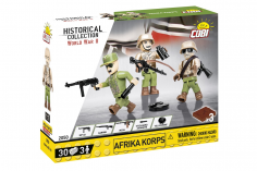 COBI Klemmbausteine Figuren Set 2. Weltkrieg Wehrmacht Afrika Korps DAK Soldaten - 30 Teile