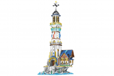 Reobrix Klemmbausteine European Century Leuchtturm - 3228 Teile