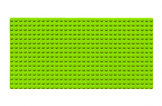 Wange Grundplatte lime grün 16x32 Noppen, ca. 25,5x13cm