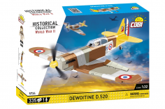 COBI Klemmbausteine Flugzeug WWII Dewoitine D520 - 335 Teile