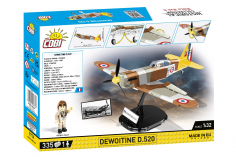 COBI Klemmbausteine Flugzeug WWII Dewoitine D520 - 335 Teile