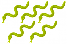 Klemmbaustein Schlange in grün 5 Stück