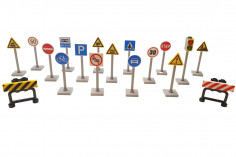 Klemmbaustein Verkehrszeichen