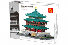 Wange Klemmbausteine Xian Bell Tower / Glockenturm - 1121 Teile