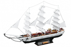 Forange Klemmbausteine Segelschiff weißer Schwan - 1672 Teile