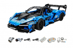 CaDA Klemmbausteine Dark Knight Supercar Elektronik Set - 2088 Teile