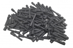 KBW Klemmbausteine Technik Pin 1/2 mit 2L Bar in dunkel grau 100Stück
