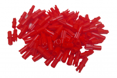 KBW Klemmbausteine Technik Kreuz Pin / Achsen Pin in rot 100Stück