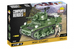 COBI Klemmbausteine COMPANY OF HEROES 3 Panzer M3A1 Stuart - 490 Teile