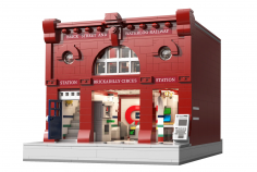 CaDA Klemmbausteine britische U-Bahn Undergroundstation - 1836 Teile