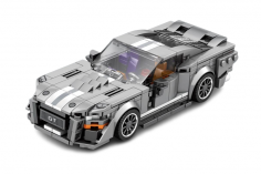 Reobrix Klemmbausteine Creative Auto grauer Sportwagen - 476 Teile