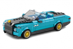 Reobrix Klemmbausteine Creative Auto türkise Limousine - 417 Teile