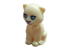Klemmbausteine Katze sitzend