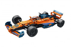 Reobrix Klemmbausteine Formel 1 Rennauto in Orange - 928 Teile