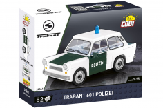 COBI Klemmbausteine Auto Trabant 601 Polizei - 82 Teile