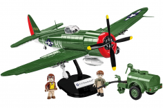 COBI Klemmbausteine Flugzeug P-47 Thunderbolt Executive Edition mit Tankwagen - 567 Teile