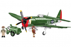 COBI Klemmbausteine Flugzeug P-47 Thunderbolt Executive Edition mit Tankwagen - 567 Teile