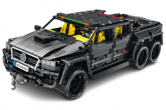 Reobrix Klemmbausteine Geländewagen 6x6 mit RC-Set - 2162 Teile