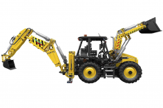 MouldKing Klemmbausteine Technik Schwerlast Baggerlader mit RC Set - 2239 Teile