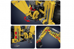 MouldKing Klemmbausteine Technik Schwerlast Baggerlader mit RC Set - 2239 Teile