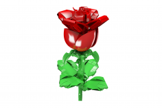 MouldKing Klemmbausteine Blumen Rose - 131 Teile