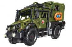 TaiGaoLe Klemmbausteine Technik Unimog Rettungsfahrzeug - 3850 Teile