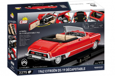 COBI Klemmbausteine Auto Maßstab 1:12 1962 Citroen Ds.19 Convertible Executive Edition - 2275 Teile
