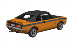 COBI Klemmbausteine Auto Maßstab 1:12 1974 Opel Manta A GT/E - 1938 Teile