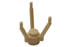 KBW Klemmbausteine Pflanze Blütenstiel in hell Beige / Tan 100Stück