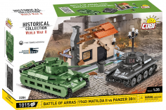 COBI Klemmbausteine Battle of Arras Matilda II vs T38 Panzer - 1015 Teile