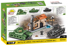 COBI Klemmbausteine Battle of Arras Matilda II vs T38 Panzer - 1015 Teile