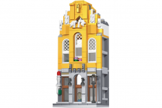 Super18K Klemmbausteine Modular Building Street View Eis Cafe - 283 Teile