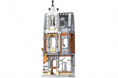 Super18K Klemmbausteine Modular Building Street View Musikladen - 308 Teile