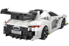 CaDA Klemmbausteine Fantasma Race Car - RC Set RTR mit Fernsteuerung oder via APP und Antriebsset - 322 Teile