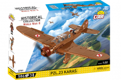 COBI Klemmbausteine Flugzeug PZL.23 Karas - 586 Teile