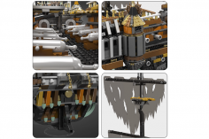 MouldKing Klemmbausteine Geisterschiff Silent Mary - 4147 Teile
