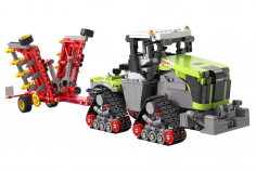 CaDA Klemmbausteine - Claas Raupentraktor XERION 5000 TRAC TS Maßstab 1:32 - 1336 Teile