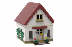 KiddiCraft Klemmbausteine Tiny House - 517 Teile