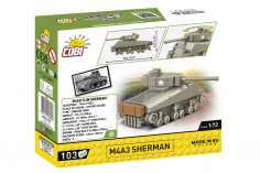 COBI Klemmbausteine Panzer Sherman M4A3 - 103 Teile