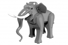 Klemmbaustein Elefant