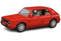 COBI Klemmbausteine Auto Maßstab 1:12 1991 Lancia Delta HF Integrale - 2068 Teile