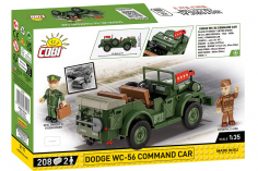 COBI Klemmbausteine Auto Dodge WC56 Kommando D-Day - 208 Teile