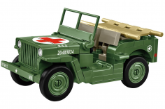 COBI Klemmbausteine Auto Jeep Medical Willys MB - 130 Teile