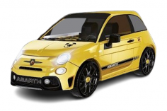 COBI Klemmbausteine Autos Fiat Abarth 595 Competizione Yellow - 71 Teile