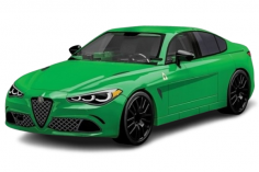 COBI Klemmbausteine Autos Alfa Romeo Gulia Quadrifoglio Grün - 90 Teile